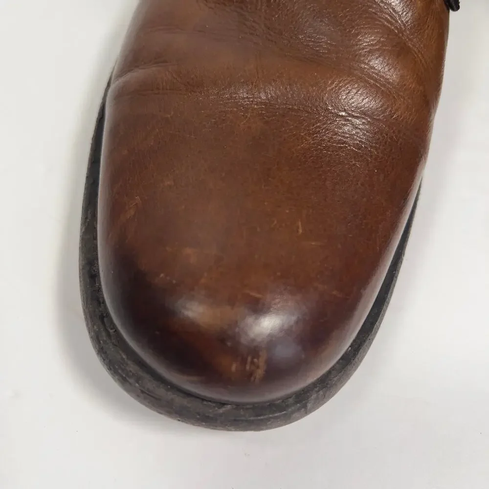 Frye James Plain Toe Leather Oxford Derby 19406 Dark Brown Size 11.5D Shoe